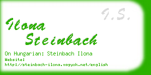 ilona steinbach business card